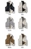 F011388新款三色高品质ins美式双面穿皮毛一体棉马甲棉衣外套 商品缩略图0