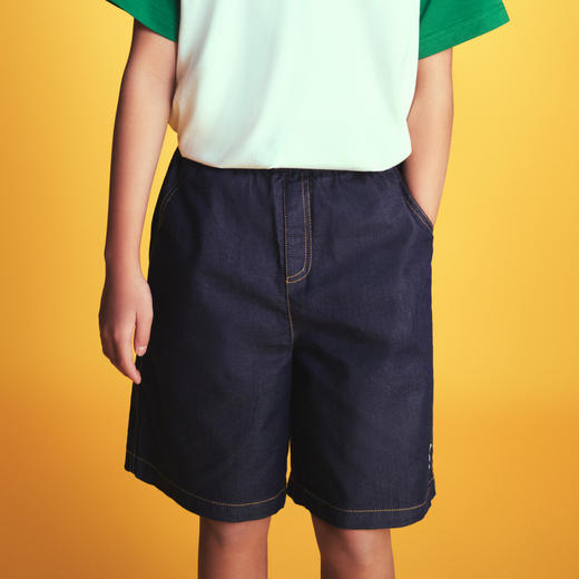 PUMA彪马官方正品 新款儿童夏季梭织短裤牛仔裤时尚潮酷 商品图0