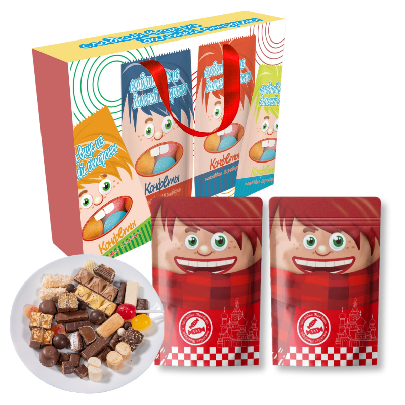 俄罗斯笑脸混糖500g*2袋小礼盒