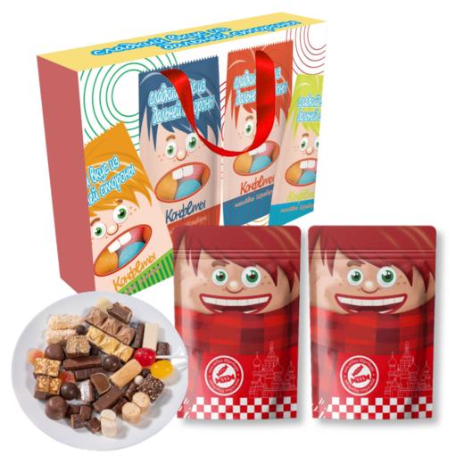 严选 | 俄罗斯笑脸混糖 糖果礼盒 500g*2袋 商品图0