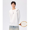 gxgjeans 男装【棉100%】字母印花男士长袖T恤25秋款舒适百搭打底衫上衣K&C 商品缩略图3