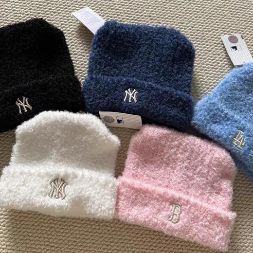 F011318KARINA同款纯色百搭保暖针织猫耳帽毛线帽冬季 商品图3