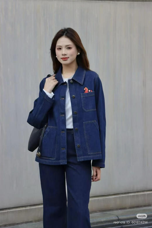 113-2 独家圆正 小禾 马上封侯 章仔 棉弹 小直筒 九分牛仔裤 我穿30码宽松合适 商品图5