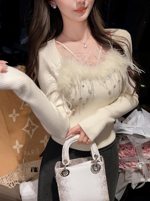 张心子【长腿lulu裤】秋冬高腰保暖加绒休闲裤裤子 U2512037 商品图13