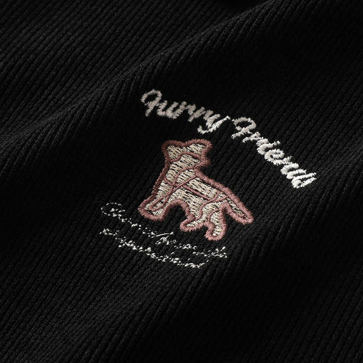 gxgjeans 男装25秋款男士长袖POLO衫个性绣花柔软亲肤透气日常百搭打底衫K&C 商品图4