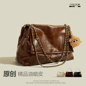 【原创爆款❗️复古托特包】它就是很能"装"满足日常需求，赠送可爱挂件，简约包身轻盈出门，腋下流浪包2025新款潮高级质感单肩包女QQ