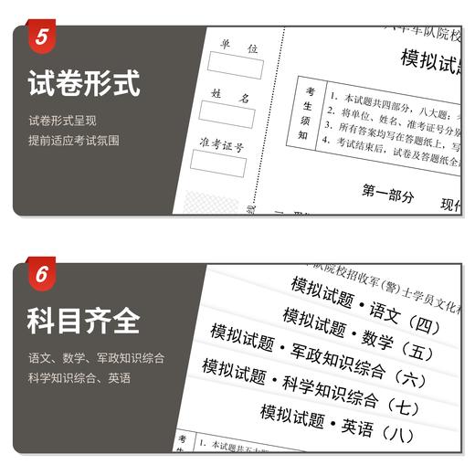 【考军士/警士】2026版崔爱功《军考模拟试题》解放军和武警（士官版） 商品图3