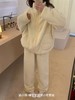 【YW】无忧购慵懒风舒适暖宝宝加厚立领拉链套装家居服女（截单后3-5天发货） 商品缩略图5