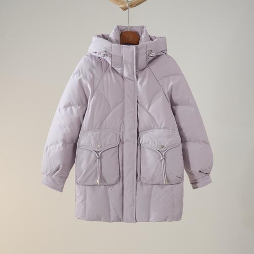 西子/蓬松信号新国标90白鸭绒多色连帽羽绒服/YRXS0523 商品图0