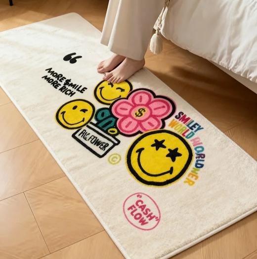 【法国Smiley经典笑脸IP“有钱花”家居好物】擦手巾、地垫、香挂、抱枕、挂画、盖毯 商品图8