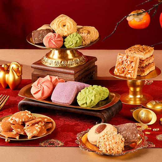 【十样锦曲奇饼干·马年限定款】悠享时2026过年送礼盒伴手礼休闲零食礼包下午茶女生日礼物600g 商品图2