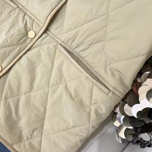 F011326时尚短款袖口罗纹羽绒棉服轻薄小棉服外套 商品图8