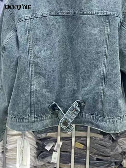 【门店同款】ENJOY冬季“暖冬知性”美式复古牛仔外套 169094719 商品图4