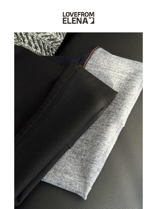 四面弹加绒 气质高腰阔腿喇叭裤 商品图5