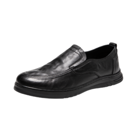 千百度休闲商务鞋男单鞋A25195304