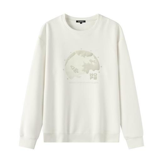 gxgjeans 男装【多色可选】男士圆领卫衣2025秋款舒适简约休闲打底衫上衣男K&C 商品图4