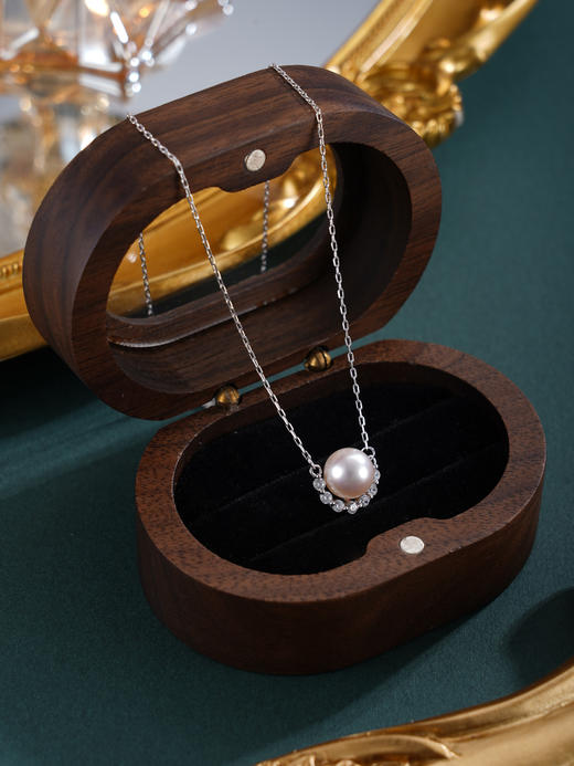 子佩集【月来月美】银S925珍珠惜王妃套链【HJYTL002】8mm珠半环2601 商品图2