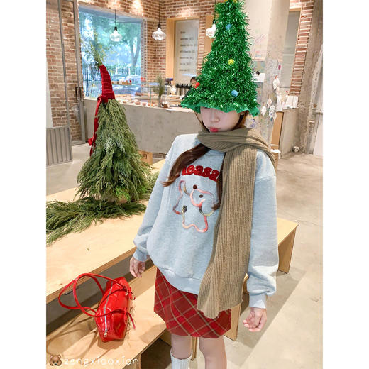 <曾小咸推荐>现货秒杀 ！微信超特价！韩系小狗加绒卫衣 日常199.99 立减110 秒杀89.99！！ 商品图4