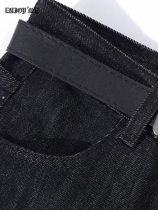 【门店同款】ENJOY冬季复古加绒牛仔直筒裤 169250081 商品图2