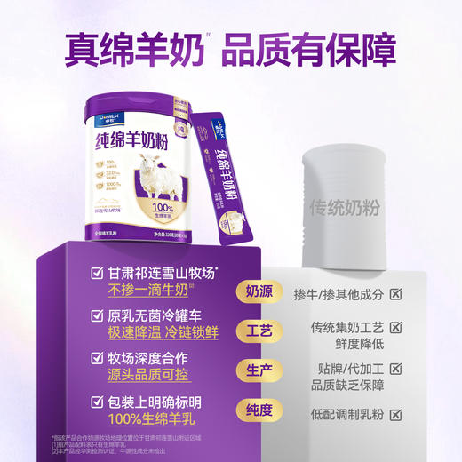 卓牧 纯绵羊奶小方罐320g（20g*16条） 独立锁鲜包装 温和滋养 72小时发货 商品图2