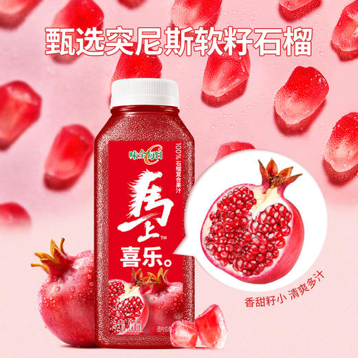 味全 每日C石榴复合果汁饮300ml 配料干净 清爽解腻 6瓶起发 72小时发货（不与其他规格混搭，如有问题请在24小时内保留快递面单及破损照片联系客服，超时不售后） 商品图3