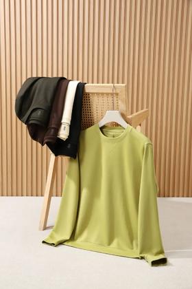 贝爷 影帝同款休闲卫衣 “奢级亲肤感”兰精天丝莫代尔羊毛混纺卫衣