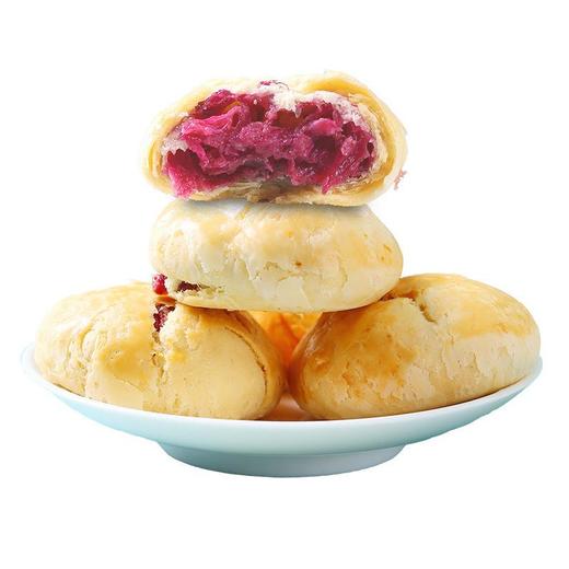 相中麦鲜花饼 玫瑰鲜花饼 云南特产鲜花饼  紫薯玫瑰燕麦抹茶 商品图4