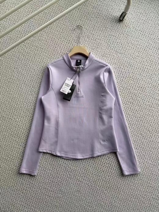 F011339女士半拉链长袖针织衫2026春季新品运动卫衣 商品图4