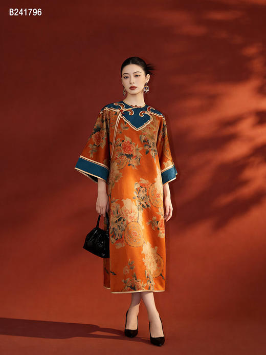 B241796香云纱连衣裙 商品图1