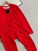 F011359保暖羊绒打底衫套装喜庆中国红套装 商品缩略图1