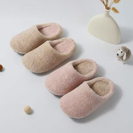 泰迪绒拖鞋 居家暖绒治愈系 轻盈防滑 商品图5