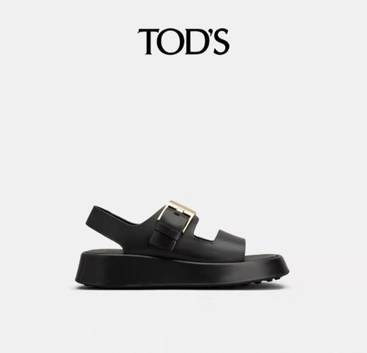 TOD'S 凉鞋女  XXW95L0KA50N6M-B999 .【鞋底有膜，试穿小心】 商品图1