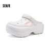 Semir女士厚底增高洞洞鞋春夏款沙滩鞋EVA凉鞋凉拖鞋 商品缩略图4