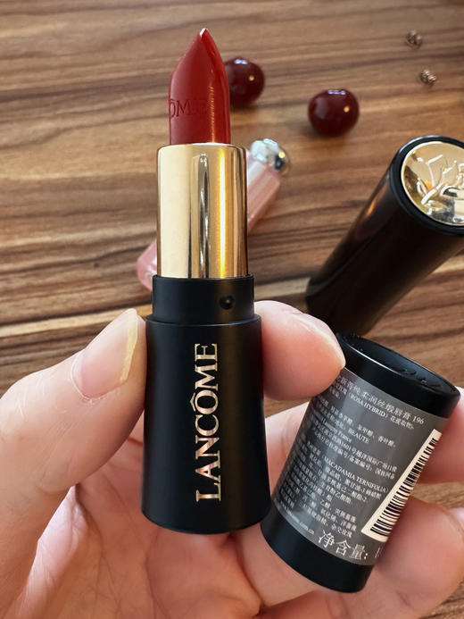 【专柜版 无盒 无盒】兰蔻新菁纯柔润丝缎唇膏196/274小蛮腰口红1.6g小样 滋润口红 商品图2