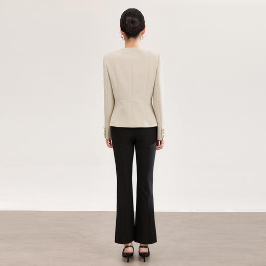 「高货wl」全新升级【铂金会员330/天猫439/差价109】(95510)洛诗琳气质单排扣减龄外套2026春季新款通勤收腰西装外套 商品图1