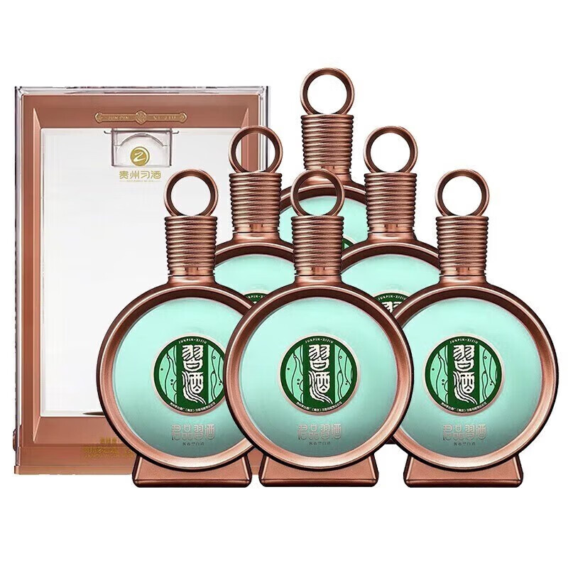 习酒君品53度酱香白酒整箱500ml*6瓶