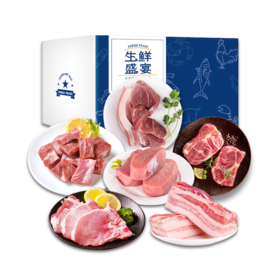 诺顿逸品 喜气洋洋精选黑猪肉组合6000g