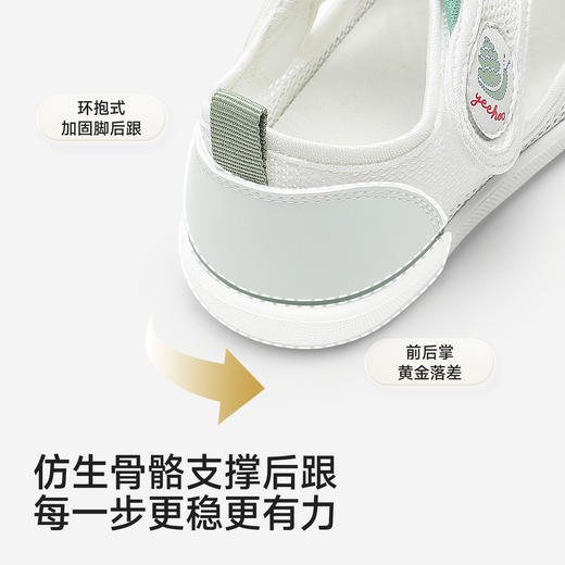 【商场同款】英氏步前鞋软底男宝鞋春夏网眼鞋透气舒适抗菌学步鞋 商品图2