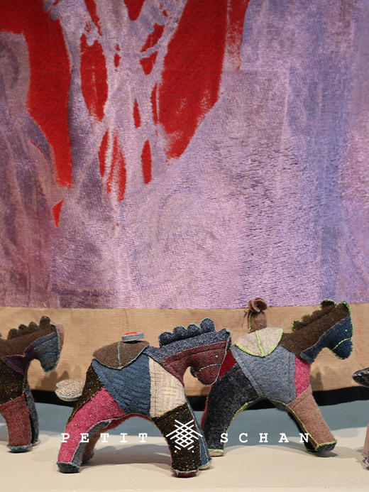 8000积分兑换 PETIT SCHAN小闪 马上有钱 羊绒牦牛绒骆驼绒圈纱百家布手工染色手工制音乐盒 商品图3