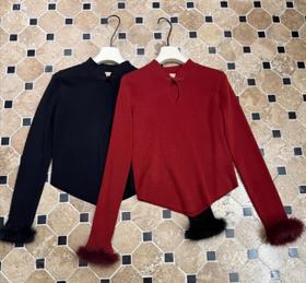 【门店同款】ENJOY冬季“烟火漫春”鎏金旧梦针织上衣 169247519