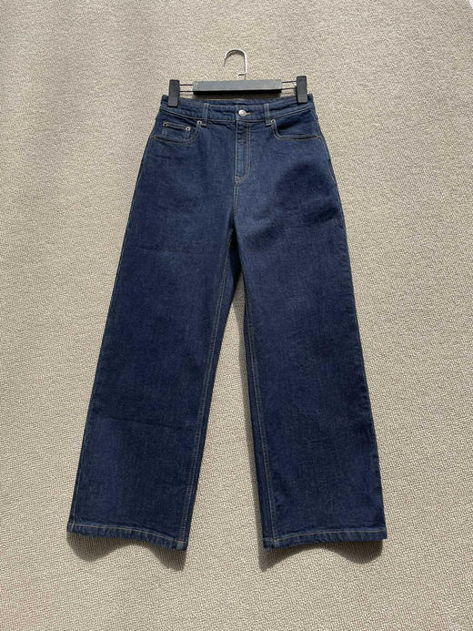 113-2 独家圆正 小禾 马上封侯 章仔 棉弹 小直筒 九分牛仔裤 我穿30码宽松合适 商品图2