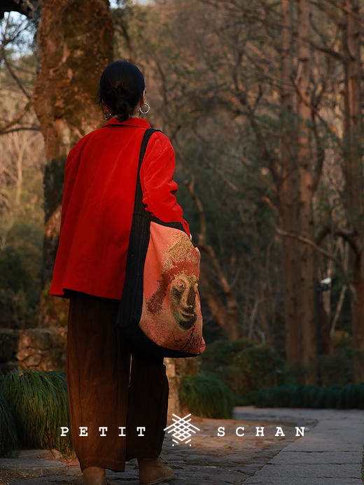 Petit Schan小闪 CLO#1027 Feel an instant connection 一见如故 棉混纺平绒皱感抽绳松紧腰萝卜裤 商品图1