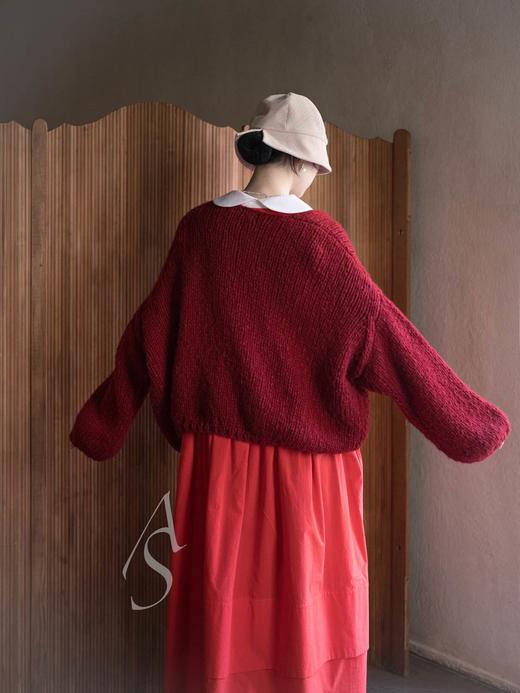 Kreuzzz 米色/黑色Clara圆顶肌理软帽 商品图8