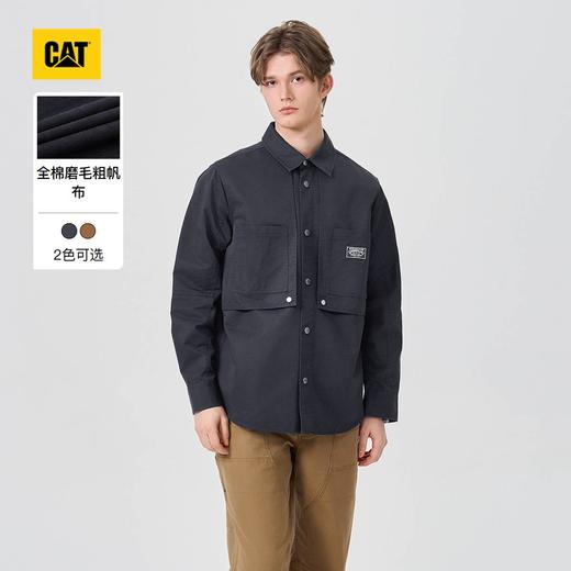 【春上新】【9.5折】6楼卡特CAT春款长袖衬衣男款深灰色CP1SHX16041C08，吊牌价798，折后价758 商品图0