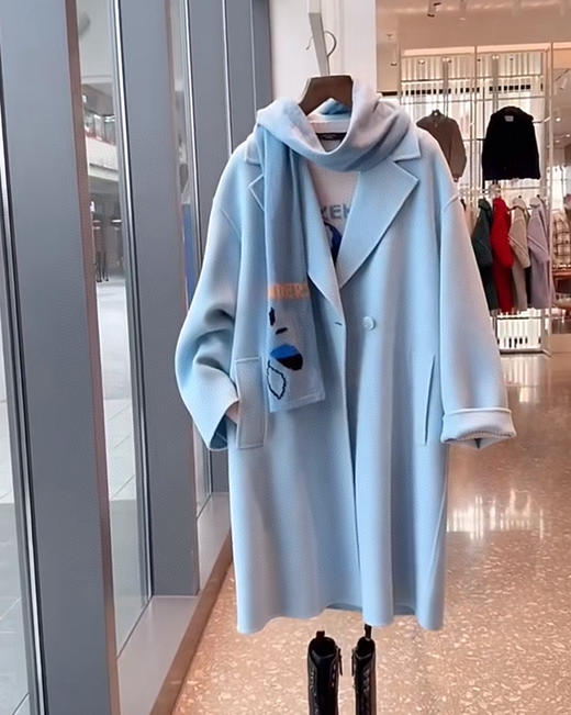 国内现货！付款秒发！⚠️MaxMara超细腻纯羊绒围巾799元亏本清仓！配购物袋！！ 商品图0