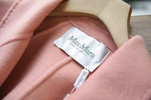 F011391冬季新款粉色羊绒双面呢子大衣女长款外套 商品图14