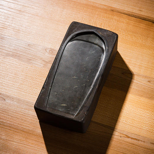 北齐“吉利”古砖制砚（砚堂镶嵌金星歙石） 商品图5