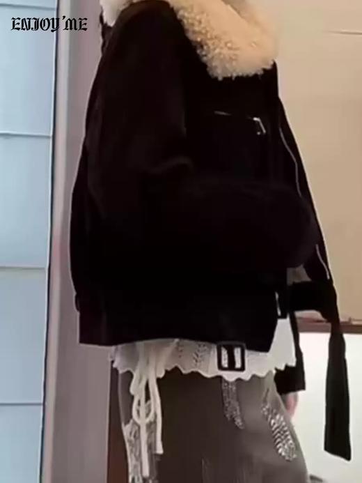 【门店同款】ENJOY冬季“游牧漫寻”毛领羽绒派克服 169253118 商品图1