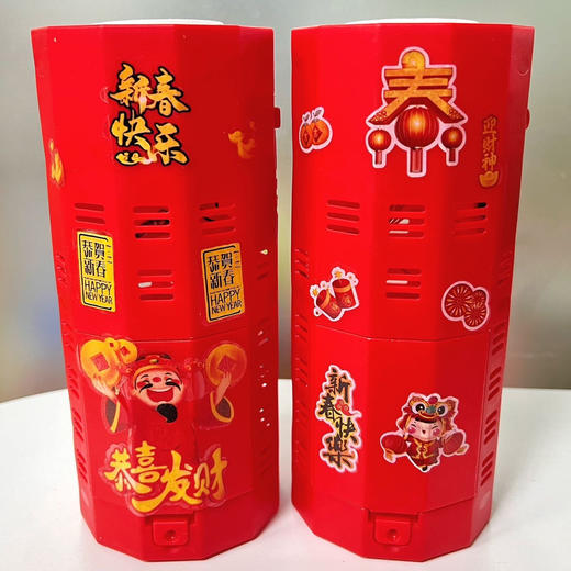 【不打烊的产品】【2个泡泡机 赠10包泡泡液+贴纸】火爆年货~20孔烟花泡泡机 商品图11