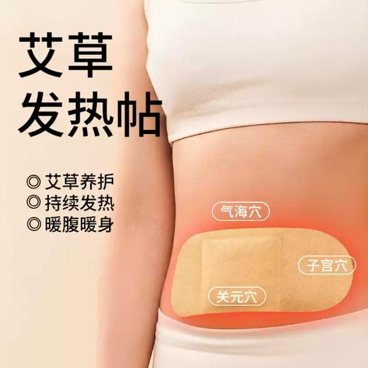海氏海诺艾灸贴    热敷贴自发热艾草贴加热腰腹艾叶贴清湿贴独立装3.261 商品图3